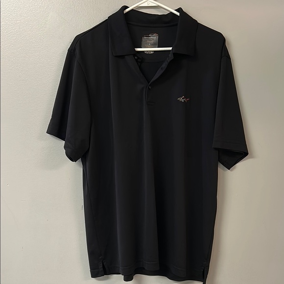 Greg Norman Collection Black Polo Shirt Short Sleeve - Picture 1 of 4